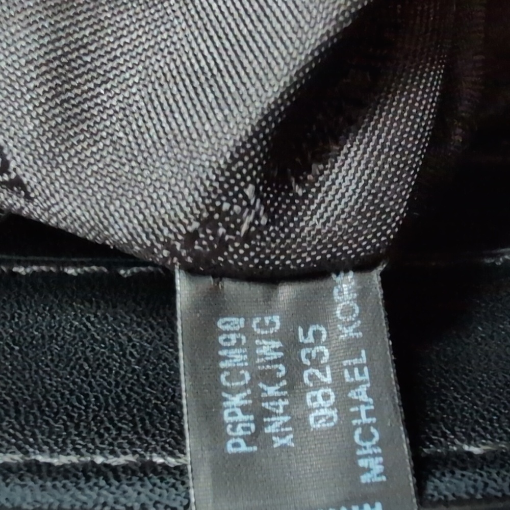 Michael Kors Black Tote with Gold Accents - Picture 15 of 16